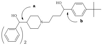 **structure of Seldane**