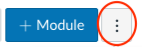more options next to +Module in Canvas