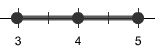 interval of 3 to 5