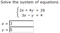 Question as displayed to students