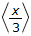 image of fraction surrounded by angle brackets