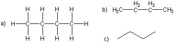 straight chain butane